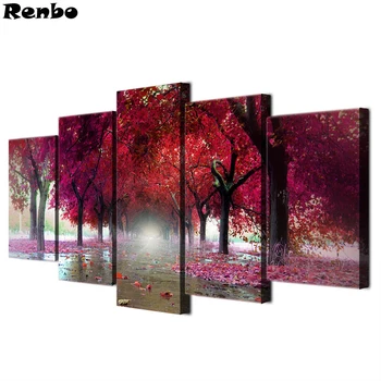 DIY Diamond Painting 5pcs Red Trees Landscape Cross Stitch Full Embroidery 5D Square/Round Drill Mosaic diamond art home decor
DIY Diamond Painting 5pcs Red Trees Landscape Cross Stitch Full Embroidery 5D Square/Round Drill Mosaic diamond art home decor