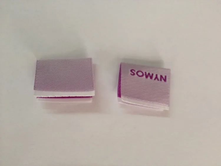 fully woven label