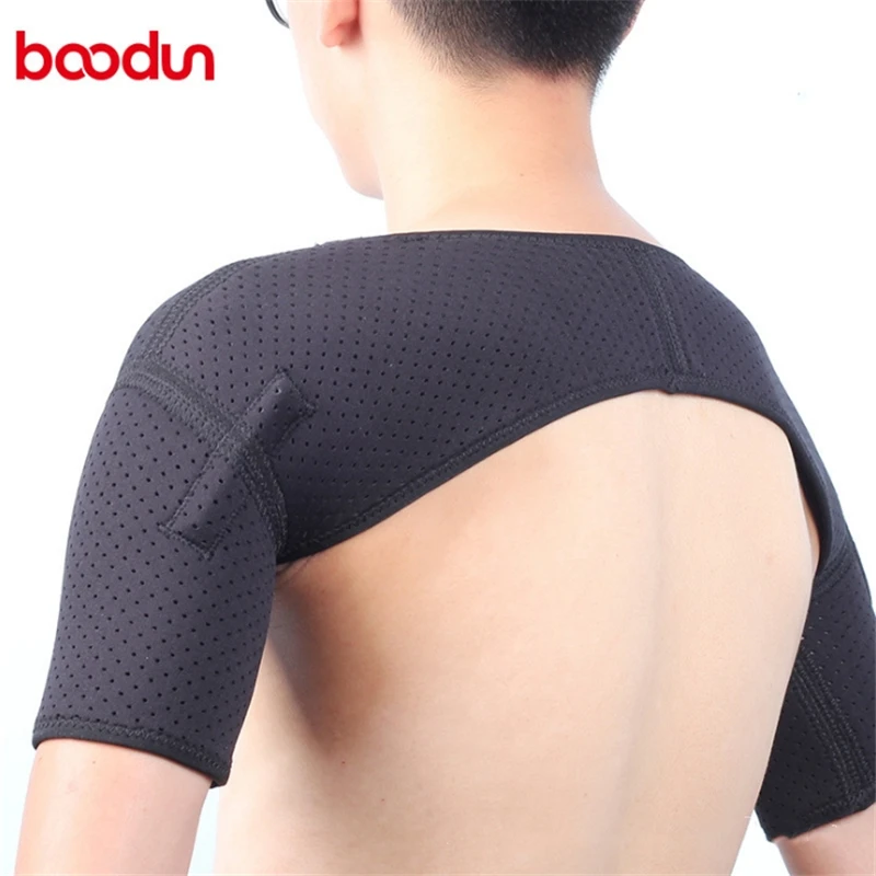 BOODUN Adjustable Shoulder Support Breathable Gym Sports Care Single Shoulder Support Back Brace Guard Strap Wrap Belt Band
BOODUN Adjustable Shoulder Support Breathable Gym Sports Care Single Shoulder Support Back Brace Guard Strap Wrap Belt Band