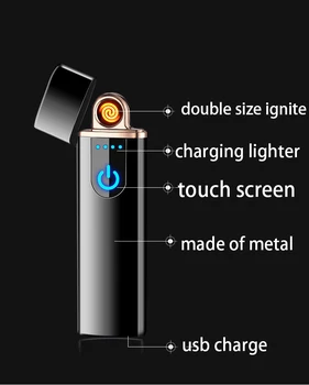 USB Lighter Electronic Tungsten Turbo Lighter Rechargeable WilndProof Cigarette Lighter For Smoking Laser Logo Metal
USB Lighter Electronic Tungsten Turbo Lighter Rechargeable WilndProof Cigarette Lighter For Smoking Laser Logo Metal