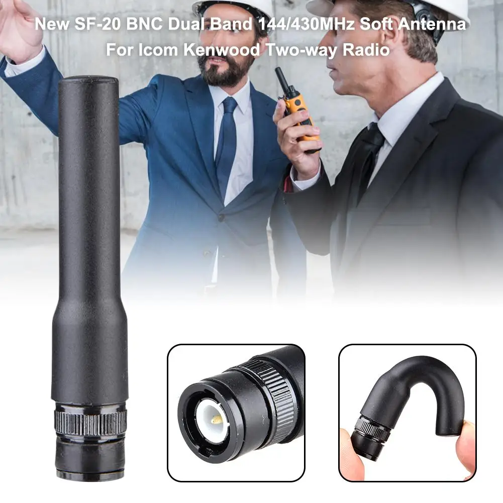 ST20 Short Circuit Two-Way Radio Antenna BNC Connector UHF/VHF 144/430MHz for icom Kenwood TK200 TK220 TK300 Walkie Talkies #BW
ST20 Short Circuit Two-Way Radio Antenna BNC Connector UHF/VHF 144/430MHz for icom Kenwood TK200 TK220 TK300 Walkie Talkies #BW