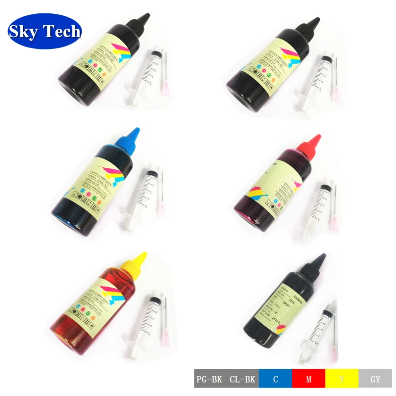 Quality Refill ink For Canon Cartridges & Ink Tank, Dye Ink Photo Ink for Canon Desktop / All-in-One printer . 100ML per color
Quality Refill ink For Canon Cartridges & Ink Tank, Dye Ink Photo Ink for Canon Desktop / All-in-One printer . 100ML per color