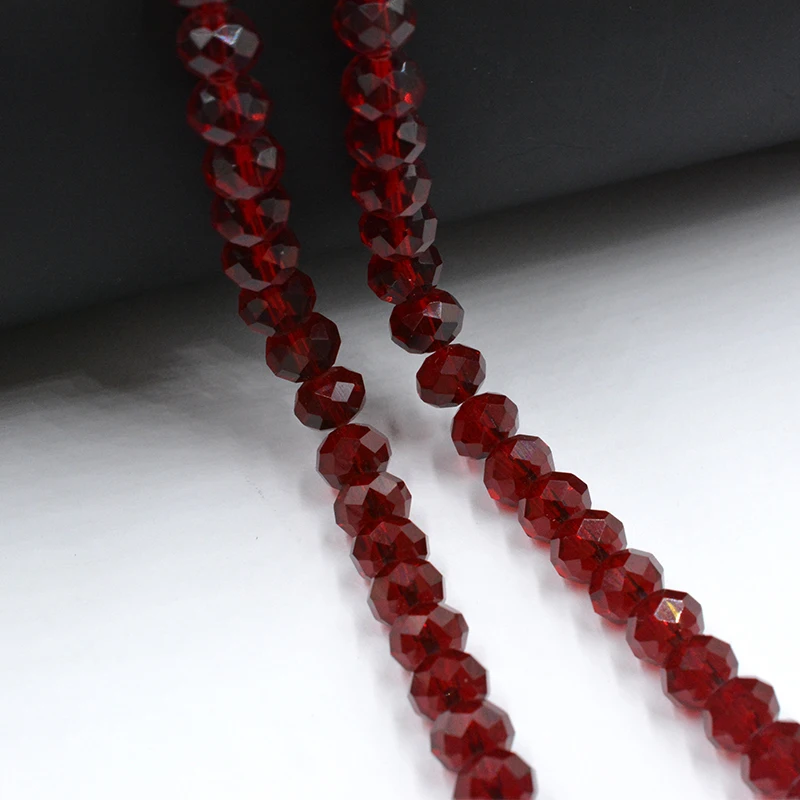 Solid dark red Colors 4*6mm 50pcs Rondelle Austria faceted Crystal Glass Beads Loose Round Beads for Jewelry Making
Solid dark red Colors 4*6mm 50pcs Rondelle Austria faceted Crystal Glass Beads Loose Round Beads for Jewelry Making