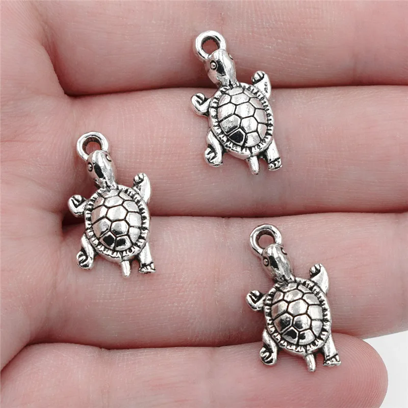 8pcs 22x13mm New Antique Silver Alloy Animal Tortoise Pendants Sea Turtle Charms DIY Jewelry Findings Fits Bracelet Necklace
8pcs 22x13mm New Antique Silver Alloy Animal Tortoise Pendants Sea Turtle Charms DIY Jewelry Findings Fits Bracelet Necklace