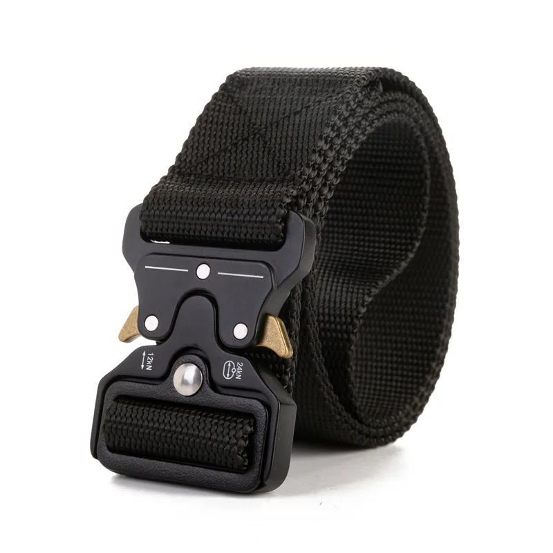 Canvas Army Belt Men Tactical Designer Trousers Belts Long Waist Black Metal Buckle Quick Release Nylon Cobra pants belt
Canvas Army Belt Men Tactical Designer Trousers Belts Long Waist Black Metal Buckle Quick Release Nylon Cobra pants belt
