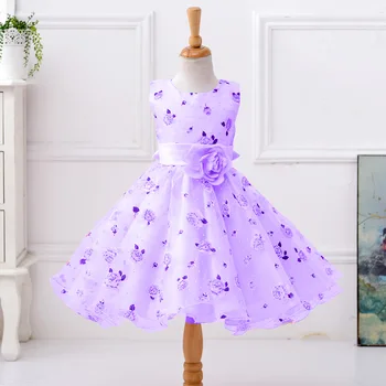 2019 New Lovely Flower Dress Wedding Party Girl Sleeveless Pink Purple Print Birthday Dress Children's Dress
2019 New Lovely Flower Dress Wedding Party Girl Sleeveless Pink Purple Print Birthday Dress Children's Dress