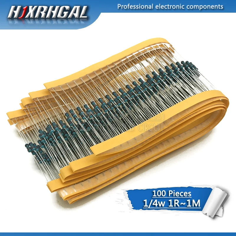 5000 шт. 1/4 Вт металлический пленочный резистор hjxrhgal 100R 220R 330R 1K 1,5 K 2,2 K 3,3 K 4,7 K 10K 22K 47K 100K 100 220 330 1K5 2K2 3K3 4K7 Ом
5000 шт. 1/4 Вт металлический пленочный резистор hjxrhgal 100R 220R 330R 1K 1,5 K 2,2 K 3,3 K 4,7 K 10K 22K 47K 100K 100 220 330 1K5 2K2 3K3 4K7 Ом
