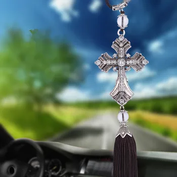 MR TEA Car Pendant Hanging Jesus Christian Car Rear View Mirror Ornaments Metal And Crystal Diamond Cross Interior Car Styling
MR TEA Car Pendant Hanging Jesus Christian Car Rear View Mirror Ornaments Metal And Crystal Diamond Cross Interior Car Styling