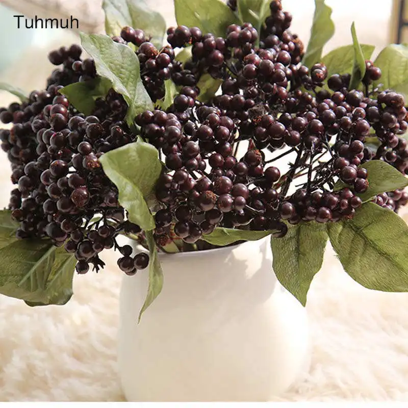 20pcs Vivid Foam Artificial Flowers Christmas Fruit Berries Beans with Leaves Fake Plants For Wedding Home Party Decoration
20pcs Vivid Foam Artificial Flowers Christmas Fruit Berries Beans with Leaves Fake Plants For Wedding Home Party Decoration