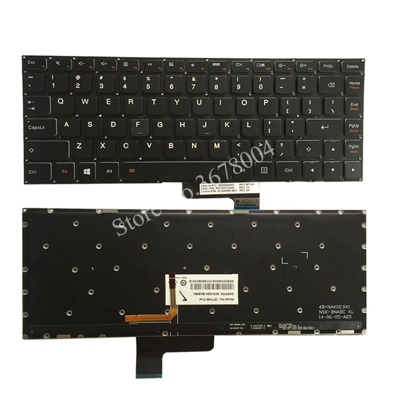 US New Laptop Keyboard FOR Lenovo Ideapad yoga 2 13 14 Yoga2 13 U31 US Keyboard Backlit (not for pro)
US New Laptop Keyboard FOR Lenovo Ideapad yoga 2 13 14 Yoga2 13 U31 US Keyboard Backlit (not for pro)
