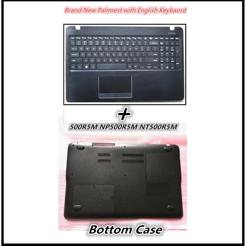 NEW FOR SAMSUNG NP500R5M NP550R5M NP501R5M NP500R5A NP501R5A NP500R5N NP5500RM Palmrest upper Cover Bottom Base Cover
NEW FOR SAMSUNG NP500R5M NP550R5M NP501R5M NP500R5A NP501R5A NP500R5N NP5500RM Palmrest upper Cover Bottom Base Cover