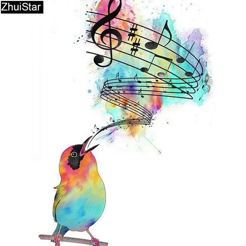 New Arrivals 5D Diamond Painting Bird Full Square Diamond Mosaic Musical Note Diamond Embroidery Cross Stitch Resin Drill XY1
New Arrivals 5D Diamond Painting Bird Full Square Diamond Mosaic Musical Note Diamond Embroidery Cross Stitch Resin Drill XY1