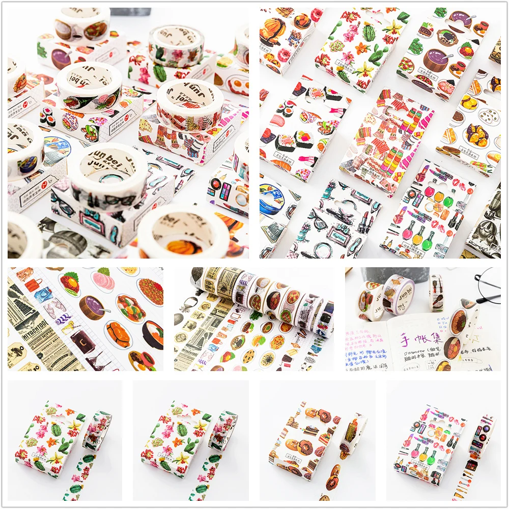 High-quality Goods Stationery Stickers Design Decoration Roll Decorative Sticky Paper Masking Tape Self Adhesive Tape Scrapbook
High-quality Goods Stationery Stickers Design Decoration Roll Decorative Sticky Paper Masking Tape Self Adhesive Tape Scrapbook