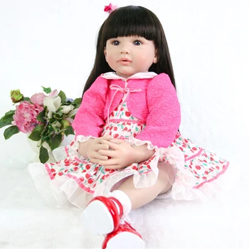 Bebe reborn realista girl silicone reborn baby dolls 24"60cm vinyl princess toddler babies alive doll child gift toys boneca
Bebe reborn realista girl silicone reborn baby dolls 24"60cm vinyl princess toddler babies alive doll child gift toys boneca
