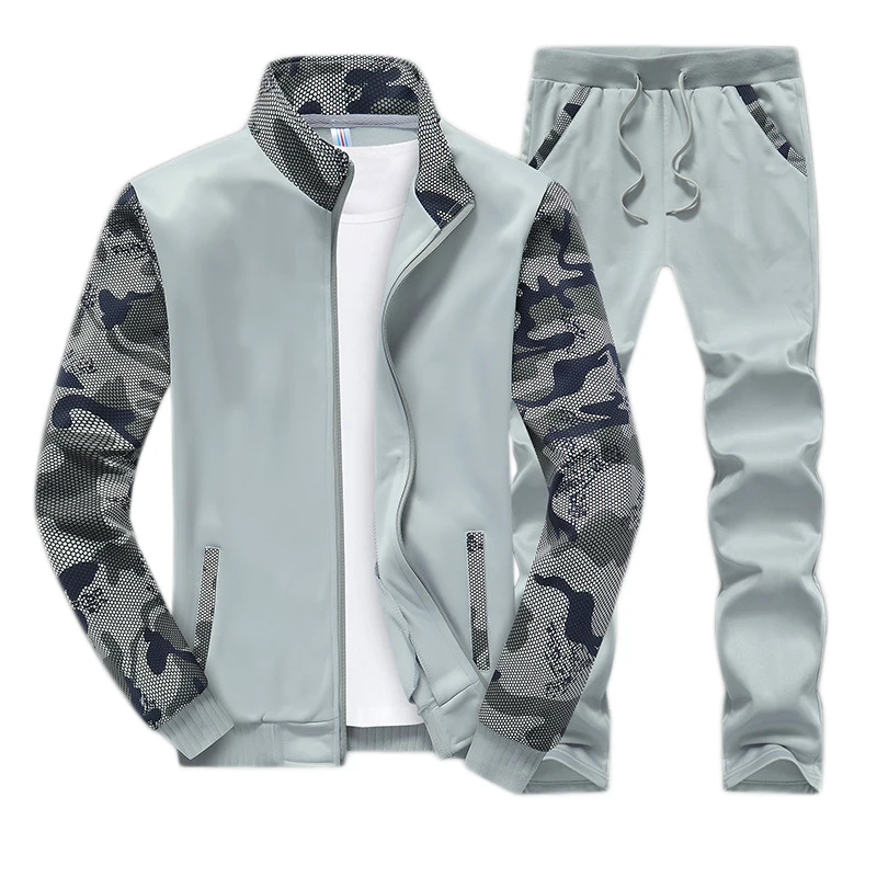 Men's 2018 Autumn Sports Suit Camouflage Long Sleeves Jogging Running Suits Man Tracksuit Sportswear Running Sets Men Sport suit
Men's 2018 Autumn Sports Suit Camouflage Long Sleeves Jogging Running Suits Man Tracksuit Sportswear Running Sets Men Sport suit