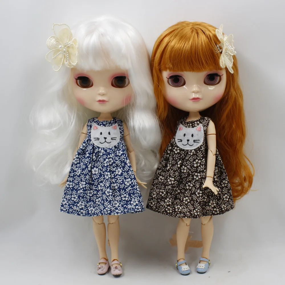 Fortune Days ICY DBS Doll 1/6 Clothes Cute floral kitten with headdress for Neo blyth icy DBS doll 30cm toys
Fortune Days ICY DBS Doll 1/6 Clothes Cute floral kitten with headdress for Neo blyth icy DBS doll 30cm toys