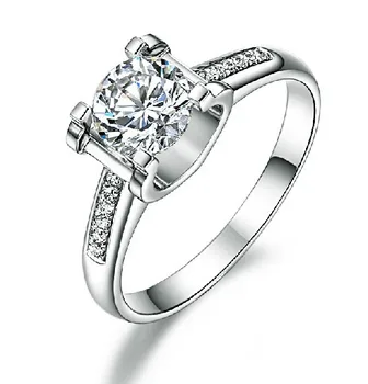 1Ct Classic Brand Micro Paved NSCD Excellent Diamond Ring for Women Engagement Sterling Silver Jewelry Semi Mounting Jewellery
1Ct Classic Brand Micro Paved NSCD Excellent Diamond Ring for Women Engagement Sterling Silver Jewelry Semi Mounting Jewellery