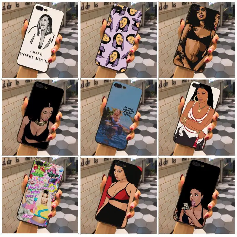 Милый чехол для телефона Cardi B Nicki Minaj iphone X XSMax XR XS 8 8plus 7 7plus 6s 6plus 5 5s SE 12 mini 12pro Max |