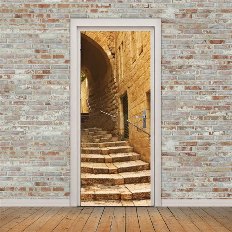 Free shipping old town stairs Wall Stickers DIY Mural Bedroom Home Decor Poster PVC Waterproof Door Sticker 77x200cm
Free shipping old town stairs Wall Stickers DIY Mural Bedroom Home Decor Poster PVC Waterproof Door Sticker 77x200cm
