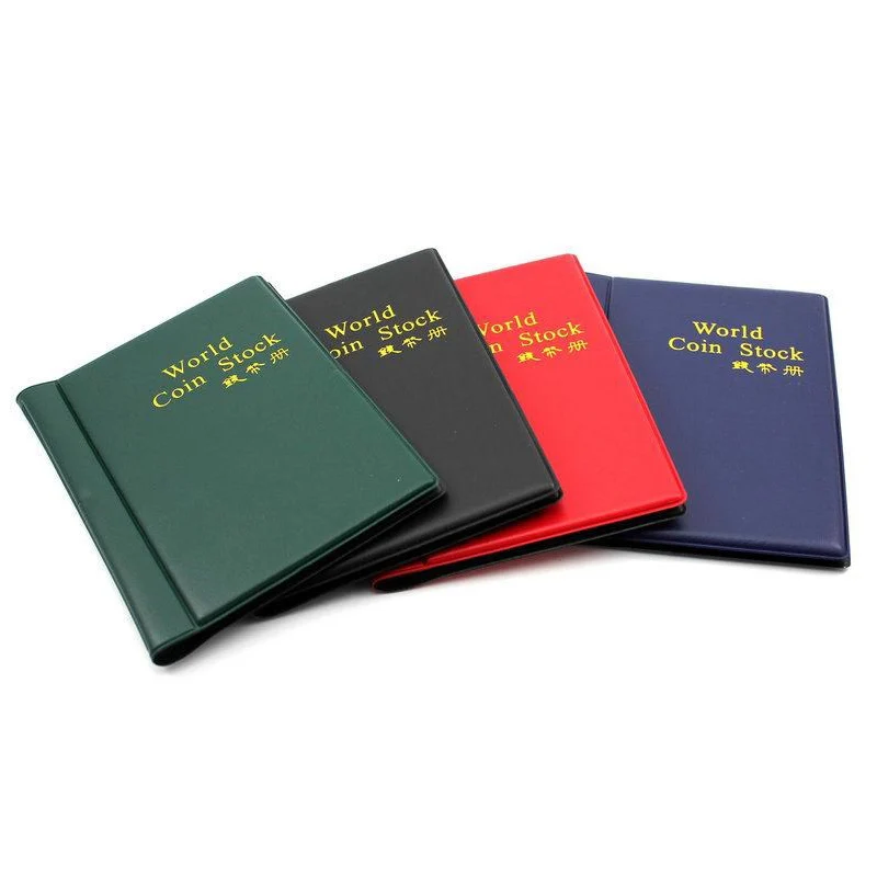 World Coin Storage Collecting Coin Holders PU Album Book Case Collection Coin Album Books Pockets
World Coin Storage Collecting Coin Holders PU Album Book Case Collection Coin Album Books Pockets