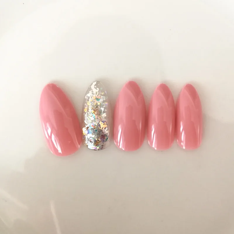 Fashion bling Stiletto fake nails red blue press on nails tips with free stickers
Fashion bling Stiletto fake nails red blue press on nails tips with free stickers
