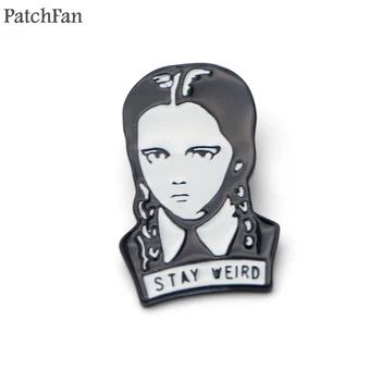 20pcs/lot Patchfan Addams Family Stay Weird Zinc pins para backpack clothes metal medal badges brooches for bag shirt A0781
20pcs/lot Patchfan Addams Family Stay Weird Zinc pins para backpack clothes metal medal badges brooches for bag shirt A0781