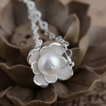 FNJ 925 Silver 9mm Pearl Necklace for Jewelry Making Flower Pendant 100% Original S925 Sterling silver Necklaces
FNJ 925 Silver 9mm Pearl Necklace for Jewelry Making Flower Pendant 100% Original S925 Sterling silver Necklaces