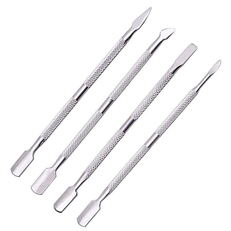 4pcs/Lot Stainless Steel Durable Cuticle Remover Double Sided Finger Dead Skin Push Nail Cuticle Pusher Manicure Nail Care Tool
4pcs/Lot Stainless Steel Durable Cuticle Remover Double Sided Finger Dead Skin Push Nail Cuticle Pusher Manicure Nail Care Tool