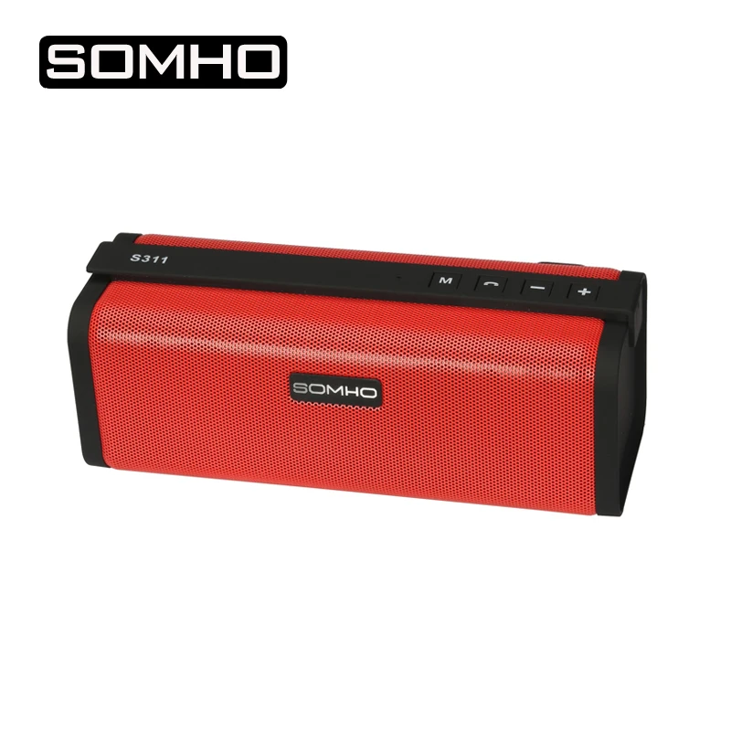 

SOMHO S311 Original Mini Bluetooth Speaker Super Bass With Big Sound Indoor Stereo Portable Radio Speakers Support TF Card Play