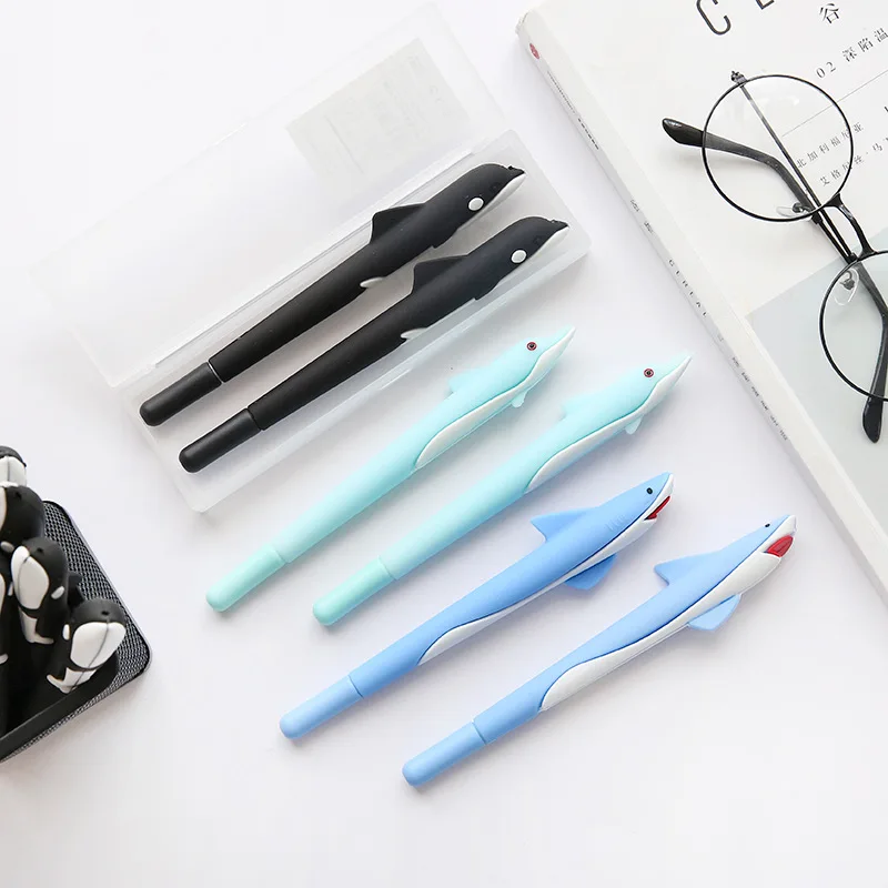 1PC Cute Kawaii Dolphin Black Ink Gel Pen 0.5mm Cartoon Plastic Gel Pens for Writing Office School Supplies Stationery
1PC Cute Kawaii Dolphin Black Ink Gel Pen 0.5mm Cartoon Plastic Gel Pens for Writing Office School Supplies Stationery