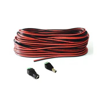 22 Awg insulated copper wire Electric cables 2pin Red Black Copper Cable Electrical Wire LED Strip Extension with Dc connector
22 Awg insulated copper wire Electric cables 2pin Red Black Copper Cable Electrical Wire LED Strip Extension with Dc connector