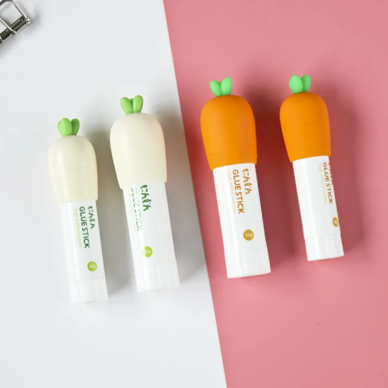 1pc Carrot Soild Gule Cartoon Cute Kawaii Glue Stick School Office Supplies Stationery Paper Sticker Wholesale PVP Viscosity
1pc Carrot Soild Gule Cartoon Cute Kawaii Glue Stick School Office Supplies Stationery Paper Sticker Wholesale PVP Viscosity