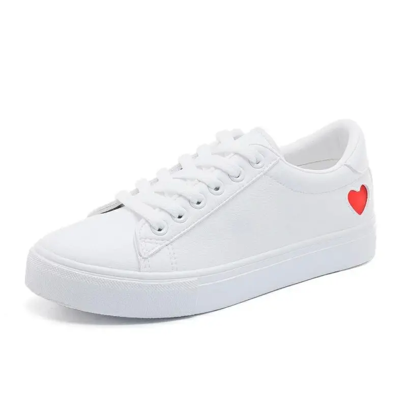 PU Leather Shoes Woman Spring New Fashion Women Shoes Casual Heart Women Casual White Shoes zapatillas mujer Sneakers
PU Leather Shoes Woman Spring New Fashion Women Shoes Casual Heart Women Casual White Shoes zapatillas mujer Sneakers