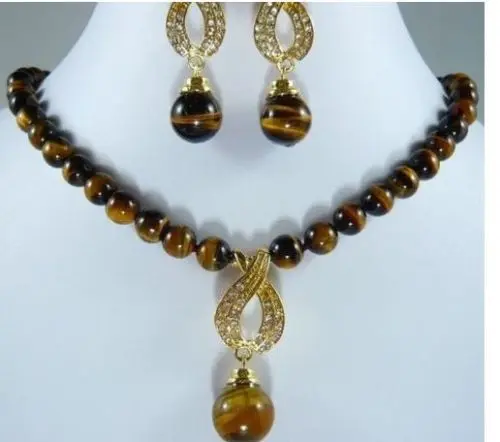 free shipping>>> FREE SHIPPING10MM tiger's eye jewerly beads necklace earring set hot
free shipping>>> FREE SHIPPING10MM tiger's eye jewerly beads necklace earring set hot