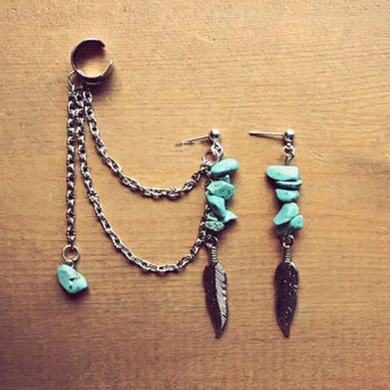 1 Pair Boho Clip Tassel Ear Cuff Earring Stud Hook Jewelry for Women Natural Stone Beads Ear Accessories
1 Pair Boho Clip Tassel Ear Cuff Earring Stud Hook Jewelry for Women Natural Stone Beads Ear Accessories