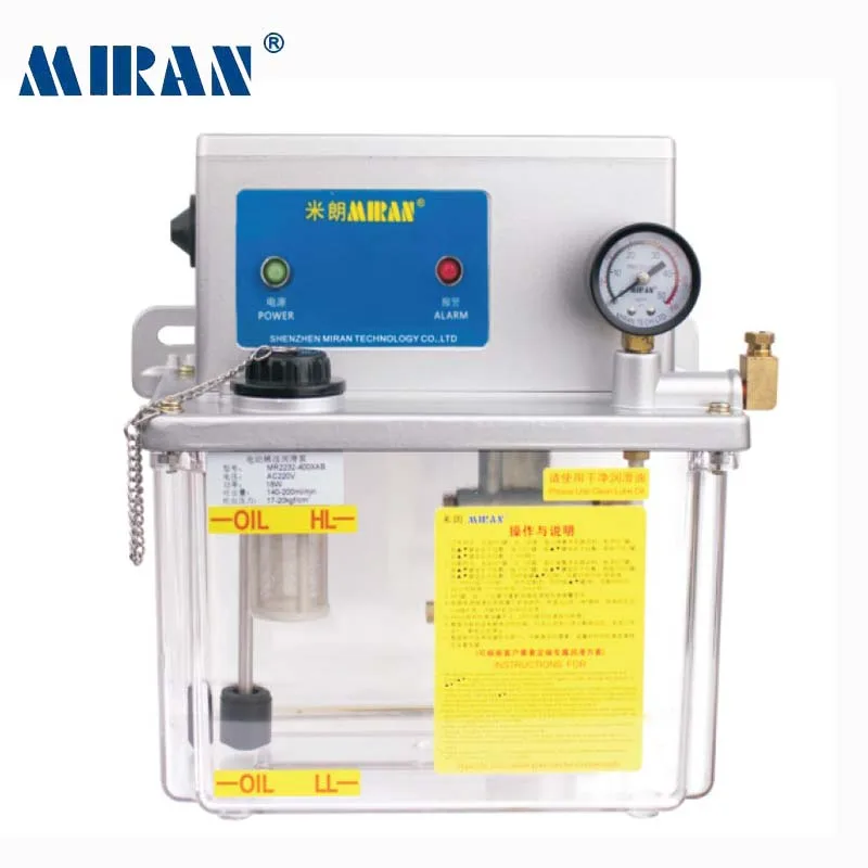 Miran 4LMR-2202-400TA Automatic Lubrication Oil Pump Without Pressure Switch For Automatic Machines Electric Lubrication Pump
Miran 4LMR-2202-400TA Automatic Lubrication Oil Pump Without Pressure Switch For Automatic Machines Electric Lubrication Pump