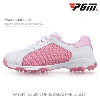 2018 New PGM patent Golf Shoes Women's Anti Skid Breathable Sports Shoes Summer Ultralight golf Sneakers For Women 35-39
2018 New PGM patent Golf Shoes Women's Anti Skid Breathable Sports Shoes Summer Ultralight golf Sneakers For Women 35-39