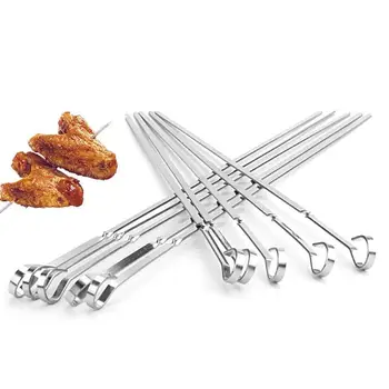 20Pcs 45CM Stainless Steel BBQ Meat Sticks Long Chef Grill Food Holders Skewers Needle Prongs For Barbecue Party Skewers
20Pcs 45CM Stainless Steel BBQ Meat Sticks Long Chef Grill Food Holders Skewers Needle Prongs For Barbecue Party Skewers