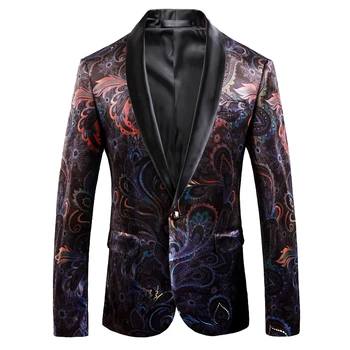Brand Design 2019 Newest Tide Mens Fashion Print Blazer Design Plus Size Hip Hop Casual Male Slim Fit Suit Jacket Singer Costume
Brand Design 2019 Newest Tide Mens Fashion Print Blazer Design Plus Size Hip Hop Casual Male Slim Fit Suit Jacket Singer Costume