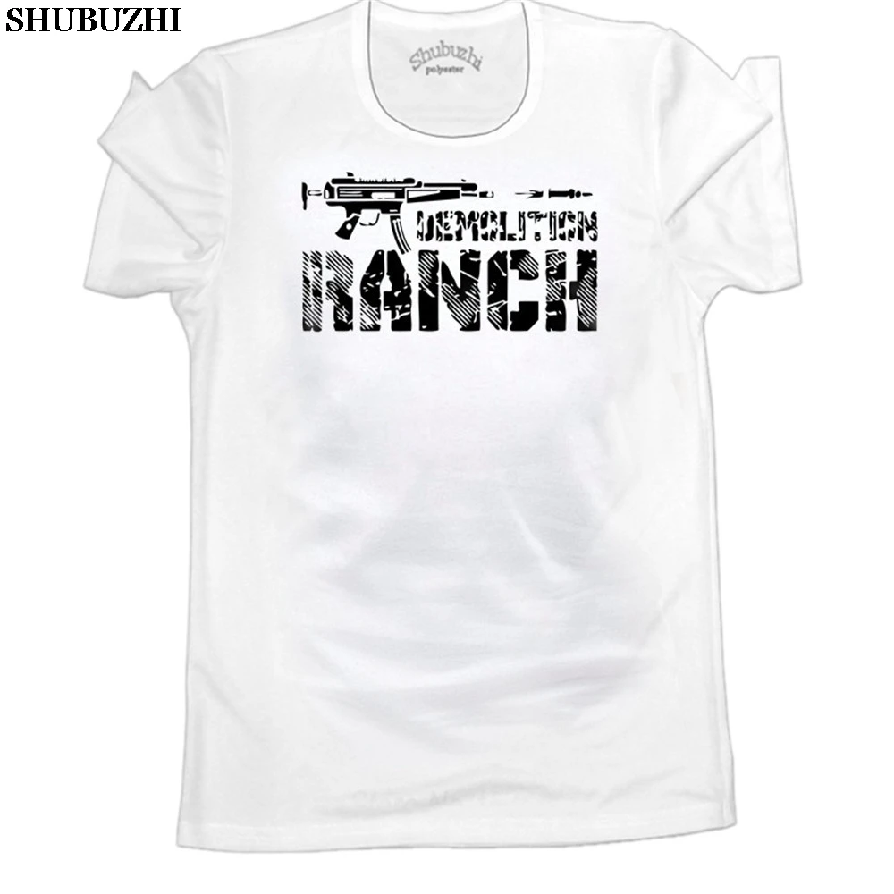 100% cotton O-neck printed T-shirt Demolition Ranch T-Shirt 
100% cotton O-neck printed T-shirt Demolition Ranch T-Shirt