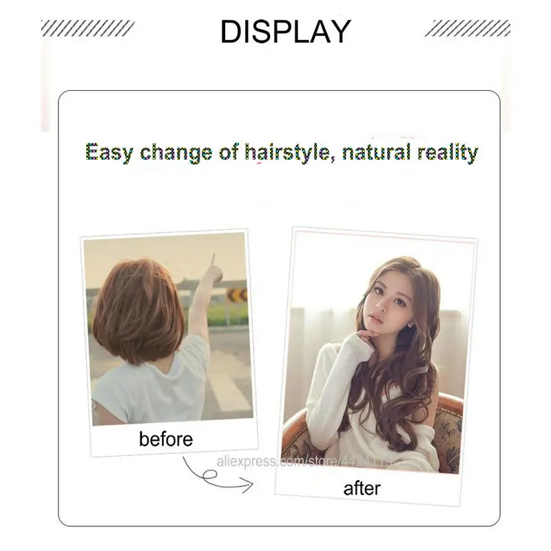 Wavy Long Wig Hairpiece High Temperature Fiber Synthetic Hair Pink Black Women Party Hair Cosplay Wigs Natural Human Hair Hot
Wavy Long Wig Hairpiece High Temperature Fiber Synthetic Hair Pink Black Women Party Hair Cosplay Wigs Natural Human Hair Hot