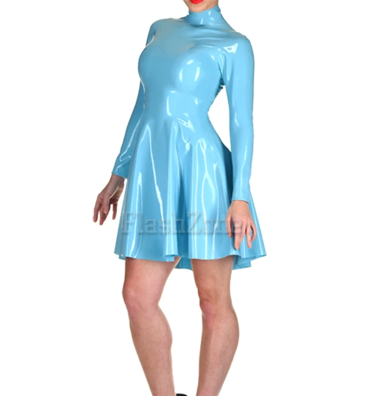 Free Shipping!! Latex dresses sky blue fetish fashions
Free Shipping!! Latex dresses sky blue fetish fashions