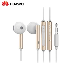 Original HUAWEI Honor AM116 Earphone Metal With Mic Volume Control For HUAWEI P7 P8 P9 Lite P10 Plus Honor 5X 6X Mate 7 8 9(China)