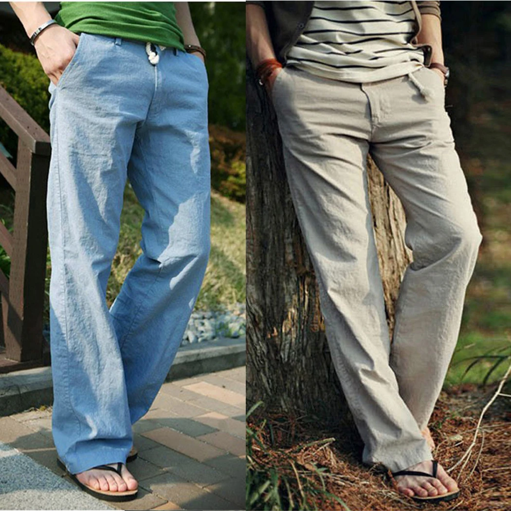 3XL Men Comfort Linen Pants Summer Comfortable Loose Long Trousers Plus Size Mens Elastic Waist Drawstring Beach Pants
3XL Men Comfort Linen Pants Summer Comfortable Loose Long Trousers Plus Size Mens Elastic Waist Drawstring Beach Pants