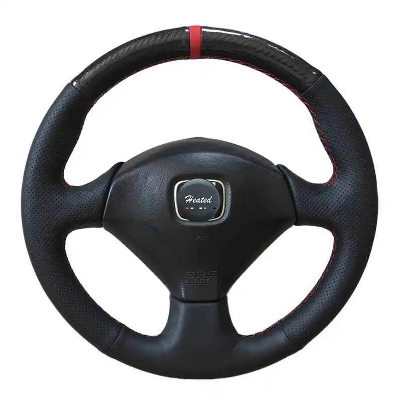 Braid On The Steering Wheel Cover For Honda Accord Euro R For