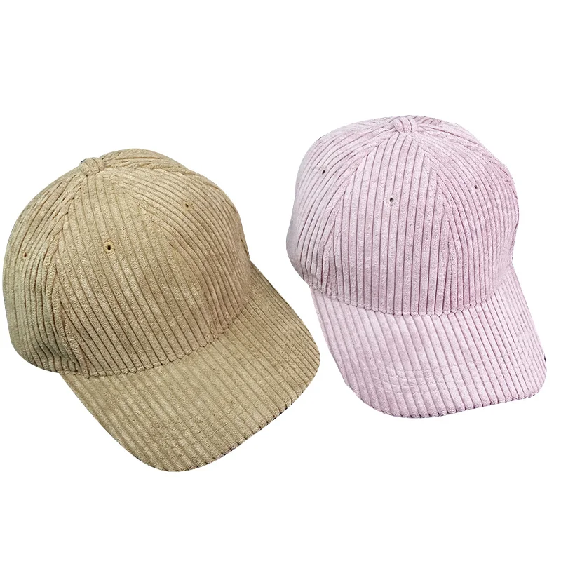 Men Corduroy Baseball Cap Solid Unisex Couple Casquette Hats Autumn Winter Women Snapback Caps Fashion Hip Hop Caps For Women (3)