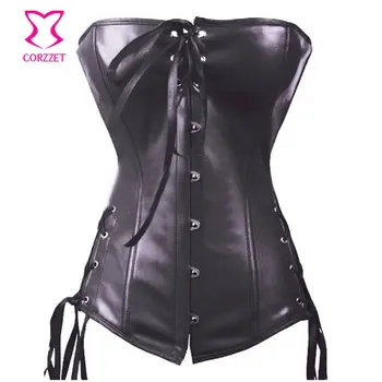 Gothique Red Faux Leather Lace Up Corset Waist Trainer Corselet Overbust Corpetes E Espartilhos Para Festa Corsetti e Bustier
Gothique Red Faux Leather Lace Up Corset Waist Trainer Corselet Overbust Corpetes E Espartilhos Para Festa Corsetti e Bustier