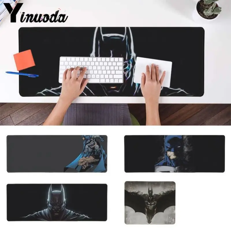 Yinuoda Simple Design Hero Batman DIY Design Pattern Game mousepad Size for 180*220 200*250 250*290 300*900 and 400*900*2mm
Yinuoda Simple Design Hero Batman DIY Design Pattern Game mousepad Size for 180*220 200*250 250*290 300*900 and 400*900*2mm