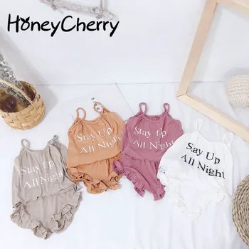 Girls Clothing Sets Sleep Home Suit Two-piece Girl Summer Suit baby girls vest+short Baby Girl Summer Clothes Kids Clothes
Girls Clothing Sets Sleep Home Suit Two-piece Girl Summer Suit baby girls vest+short Baby Girl Summer Clothes Kids Clothes