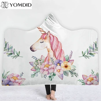 3D Printed Hooded Blanket for Adult Floral Mandala Cartoon Unicorn Polyester Fiber Tapestry Home decor Autumn Sofa Throw Blanket
3D Printed Hooded Blanket for Adult Floral Mandala Cartoon Unicorn Polyester Fiber Tapestry Home decor Autumn Sofa Throw Blanket